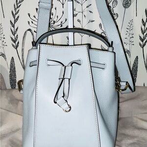 Furla light Blue Leather Shoulder Bag